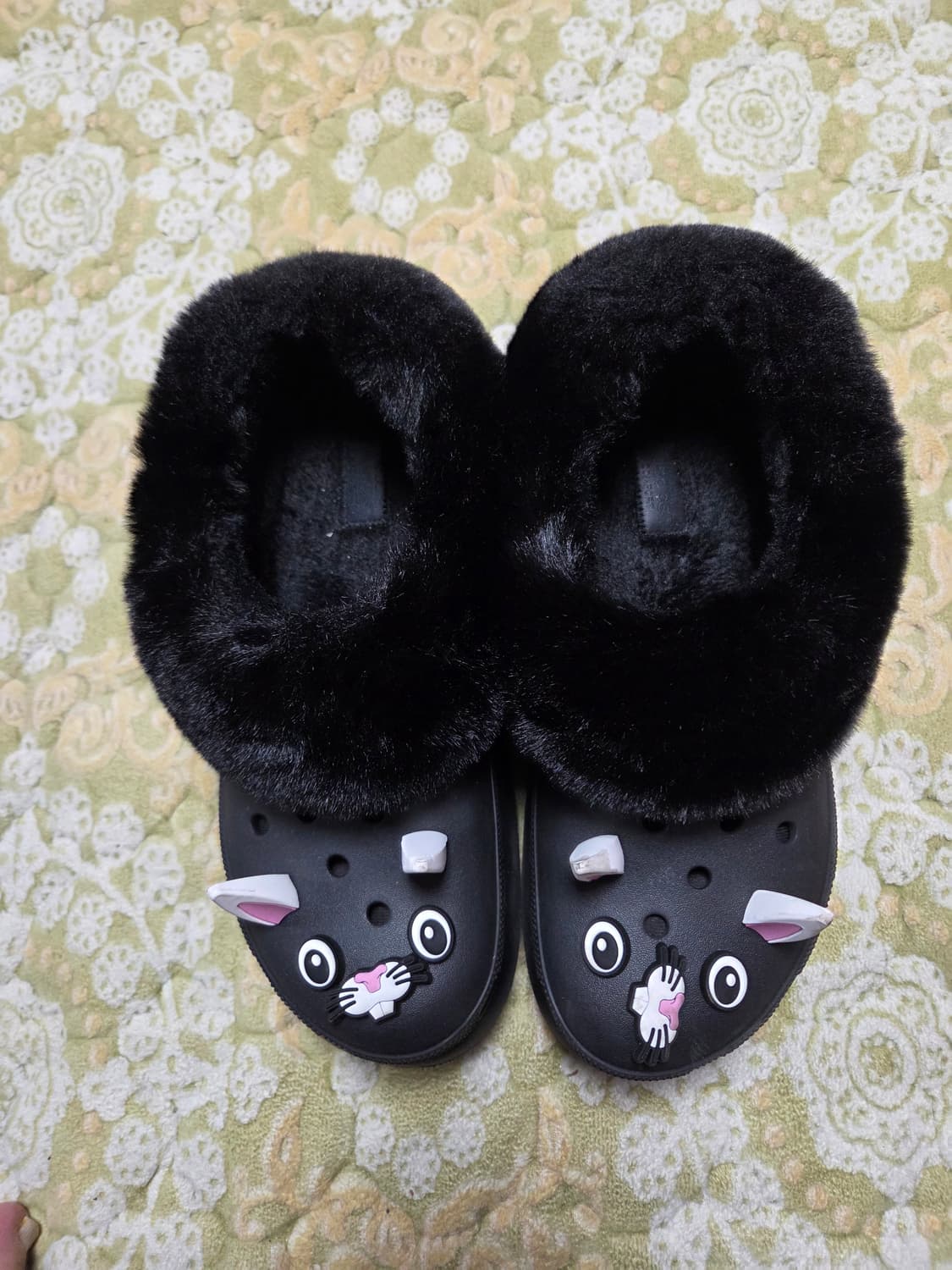 크록스 토끼 퍼 털 슬리퍼 265 상품이미지2