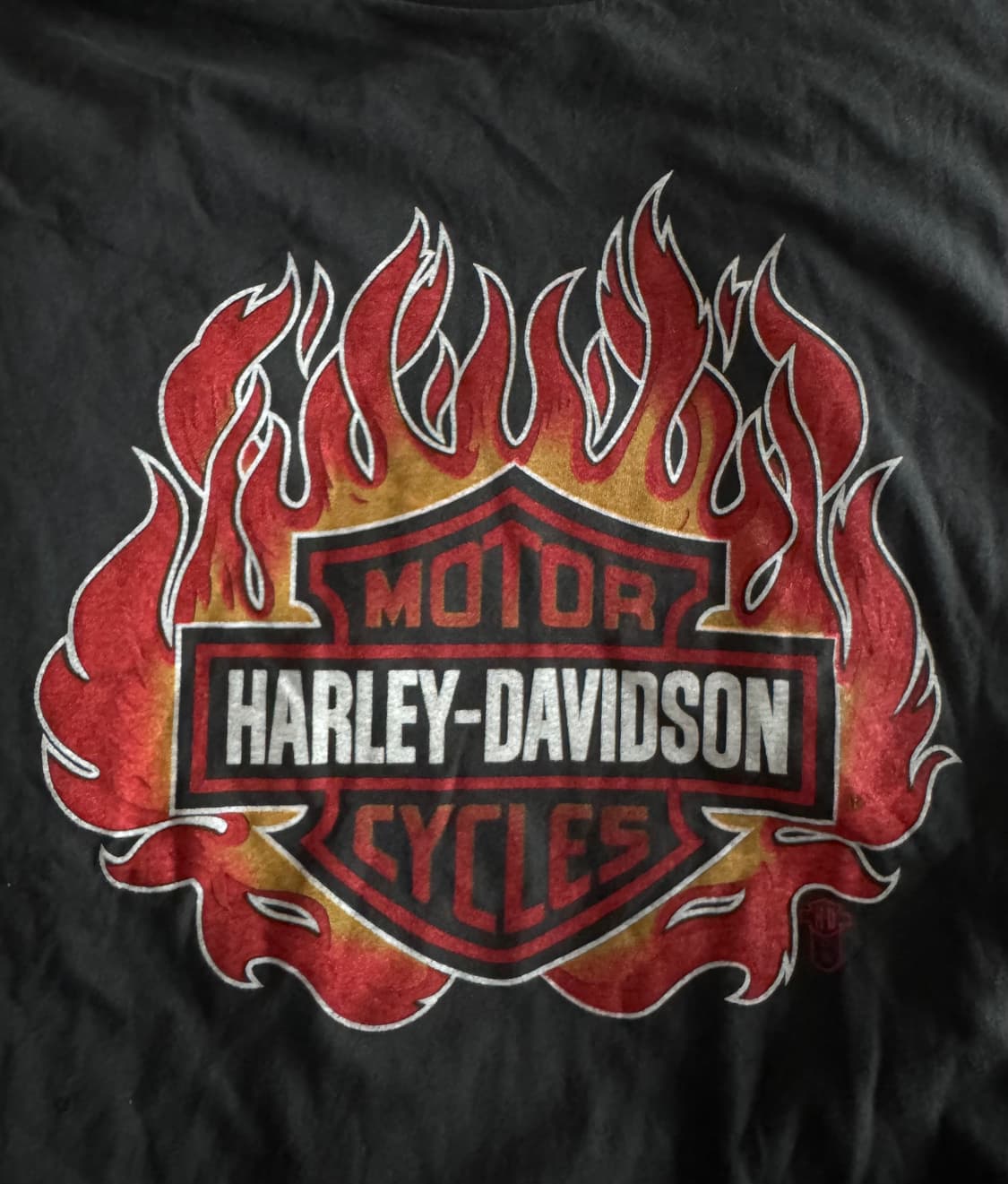 [XL] 90s-00s 빈티지 할리데이비슨 플레임 롱슬리브 티셔츠 상품이미지4