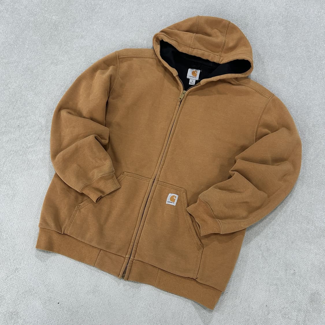 칼하트 브라운 된장 후드 집업 m 상품이미지1