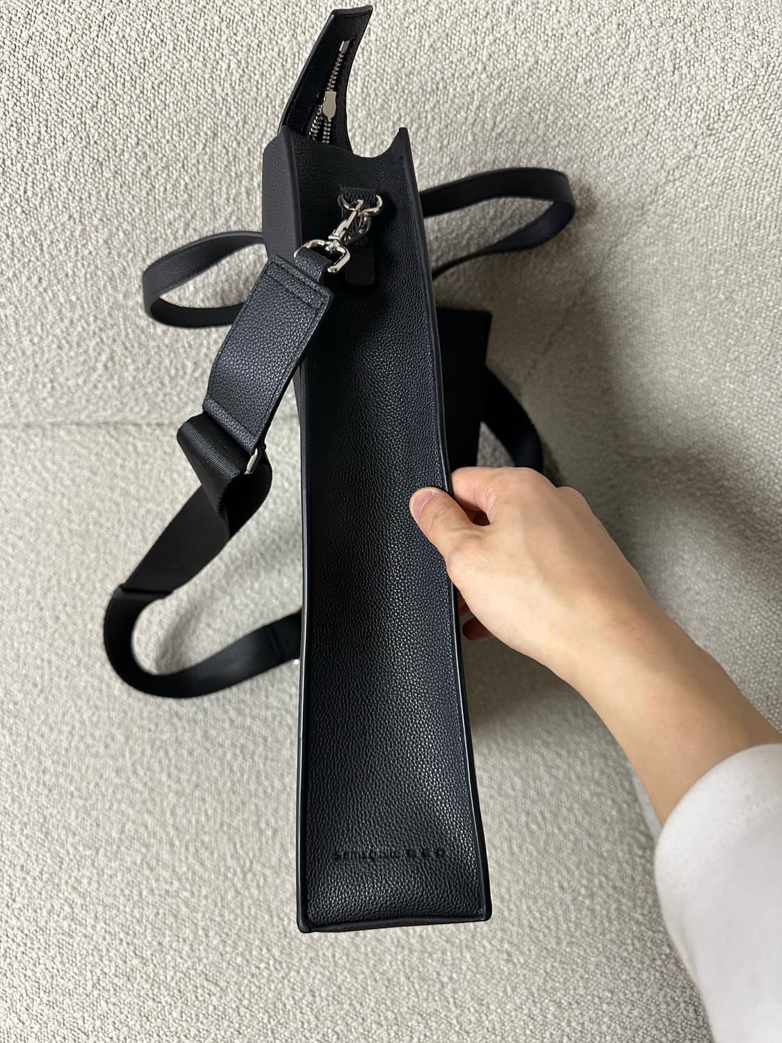 샘소나이트 레드 토트백 팝니다 상품이미지5