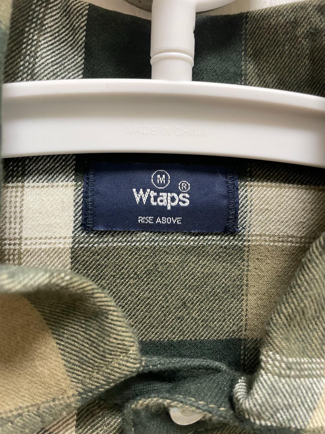 더블탭스 체크 셔츠 상품이미지2