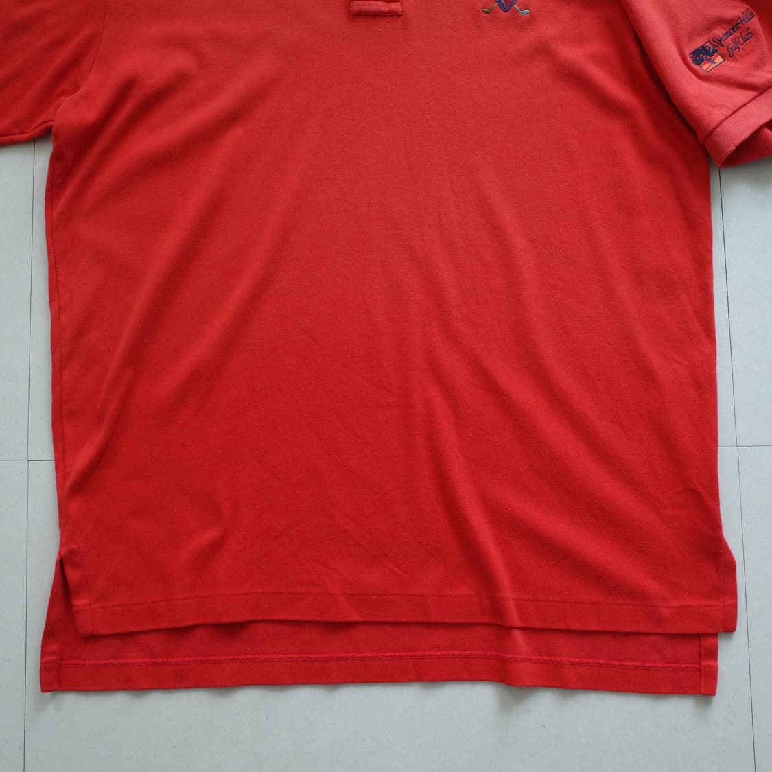 폴로 90s  MADE IN USA 골프자수 카라티 L 상품이미지4