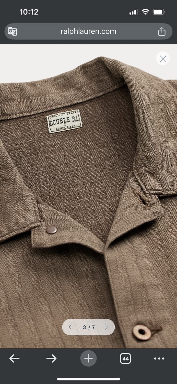 [새상품] RRL 스트라이프 자스페 헤링본 재킷 (S, M, L, XL) 상품이미지3