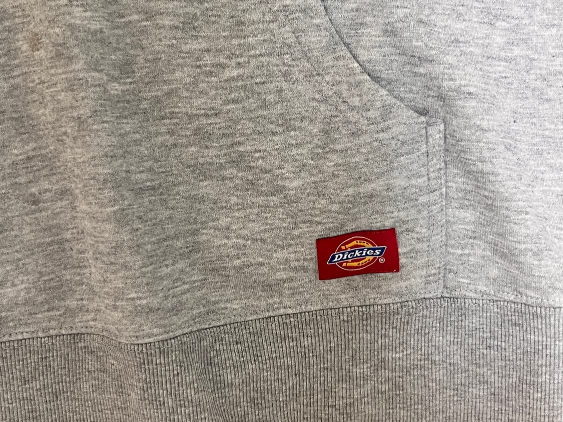 디키즈 Dickies 빈티지 회색 후드티 상품이미지3