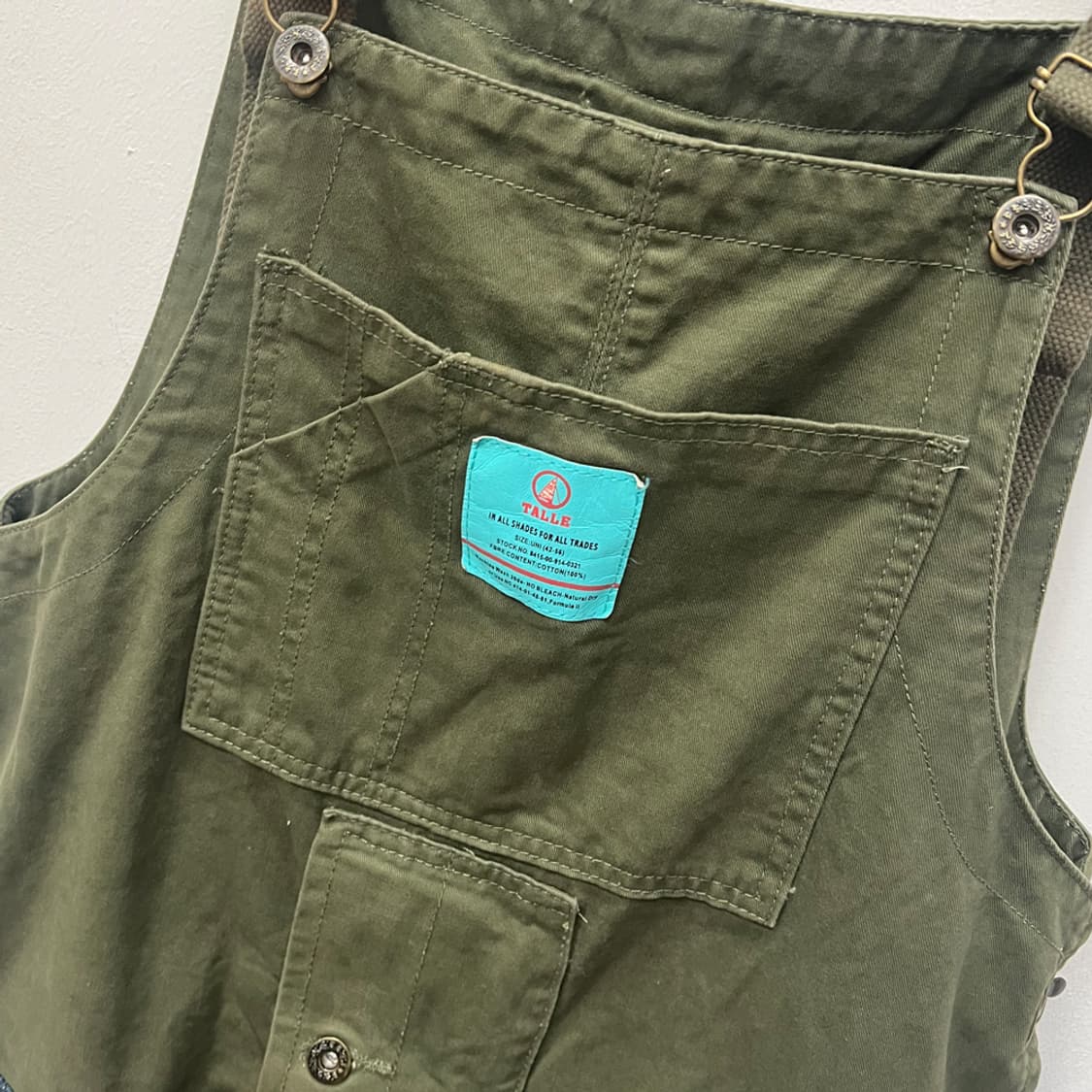 TALLE 빈티지 오버롤 점프수트 멜빵바지 L 상품이미지3