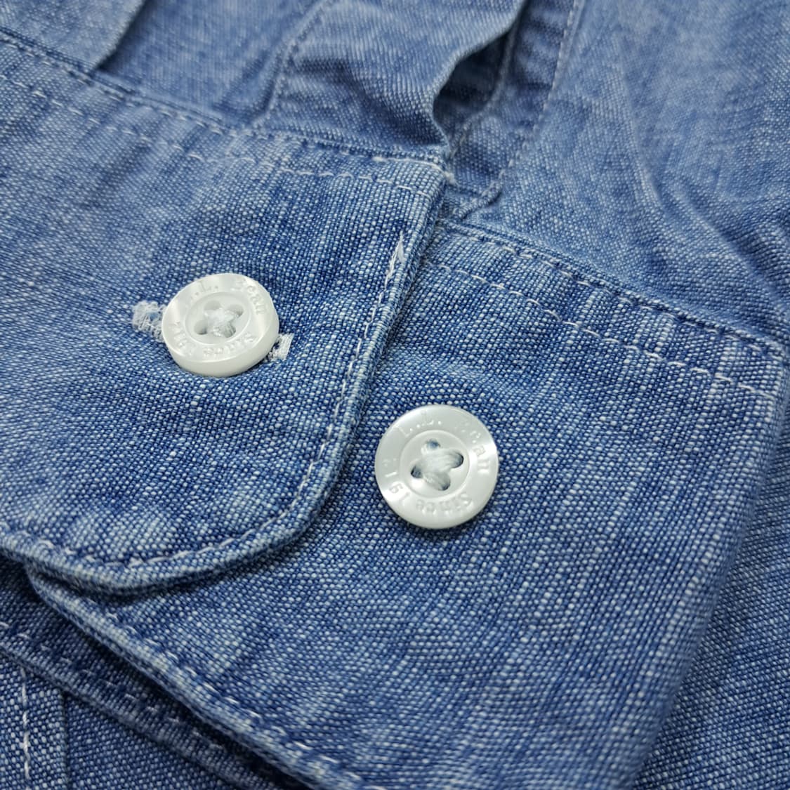 CN813 M 엘엘빈 샴브레이 긴팔 셔츠 남방 상품이미지6