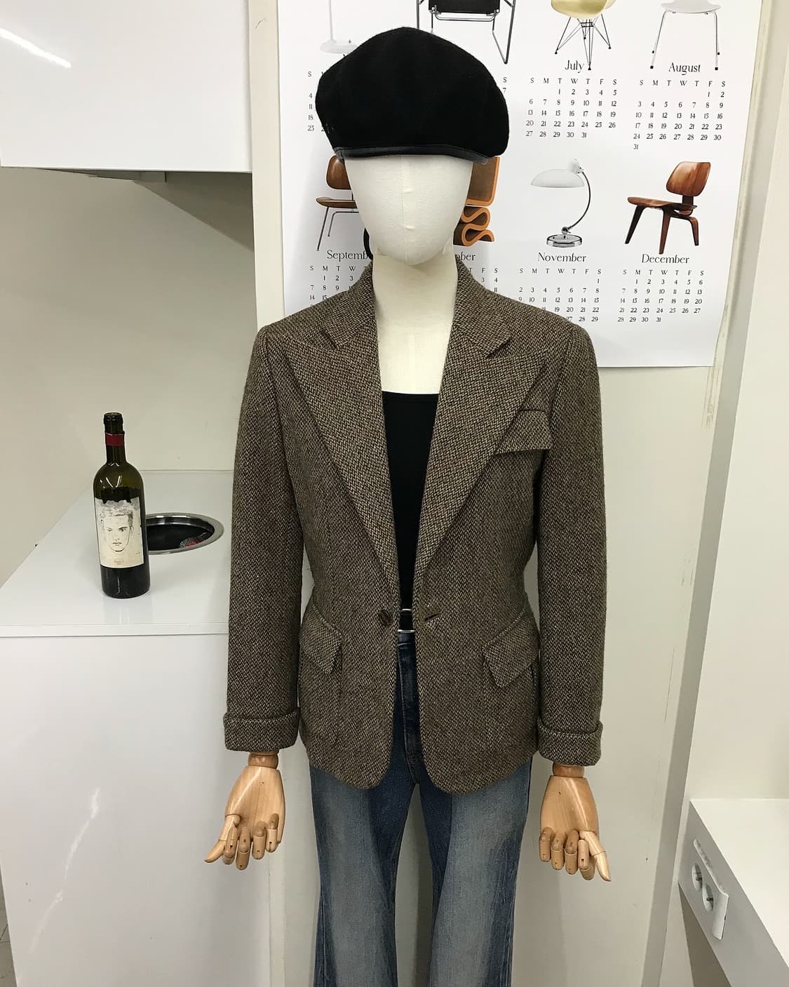 폴로 헤링턴 울 자켓 상품이미지5