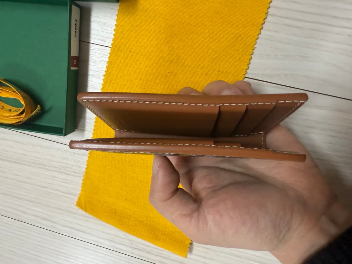 고야드 생피에르 카드지갑 블랙 탄 상품이미지6