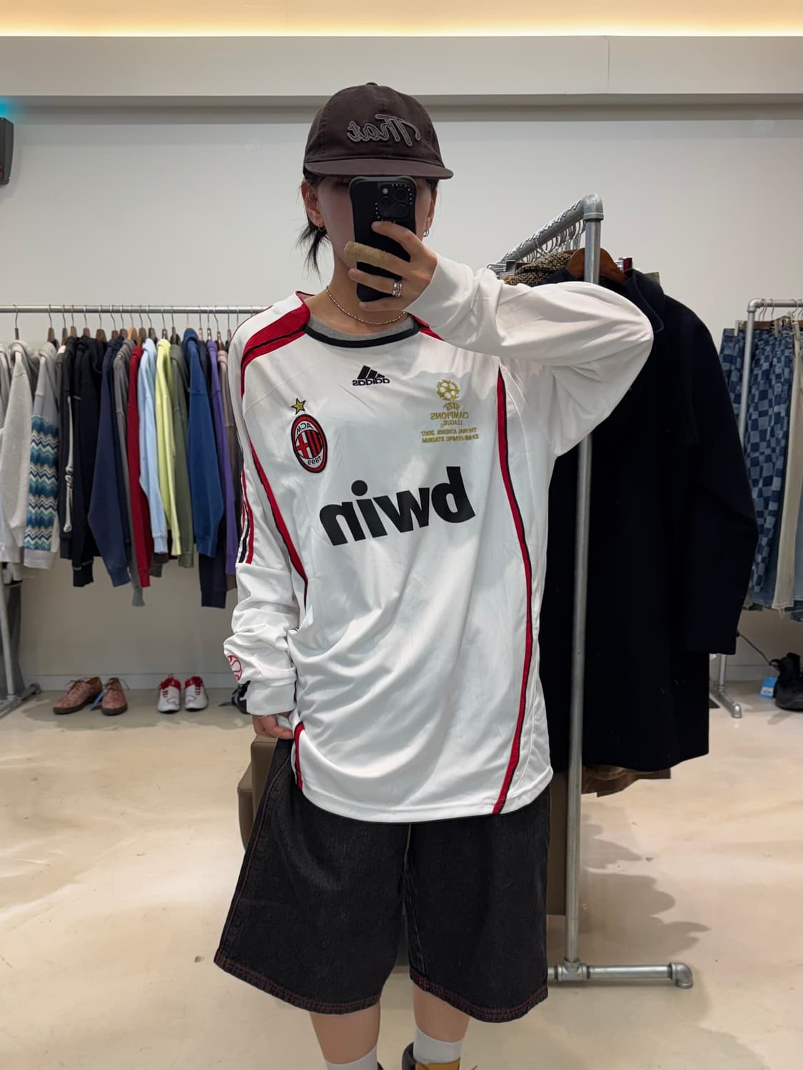 06/07 아디다스 AC 밀란 어웨이 긴팔 유니폼 상품이미지6