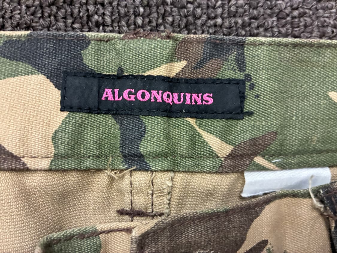 OS)Algonquins 빈티지 여성 지퍼 디테일 카모 부츠컷 팬츠 상품이미지4