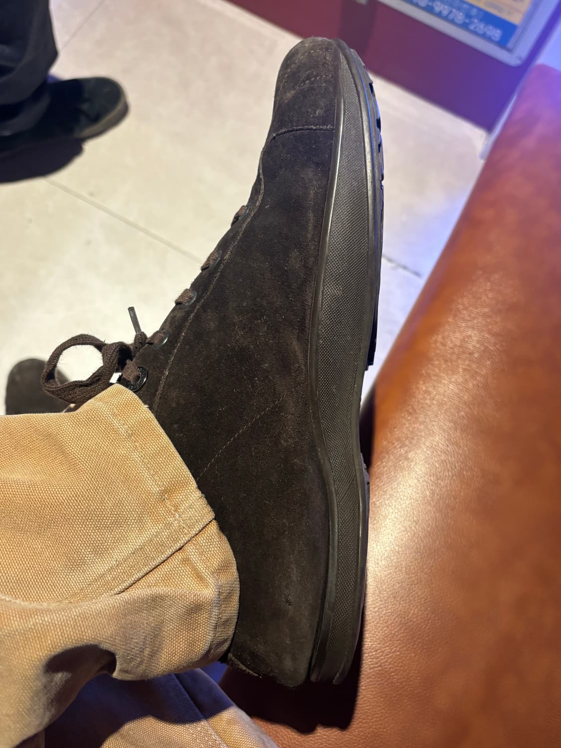 엠포리오 아르마니 브라운 스니커즈 43 상품이미지5