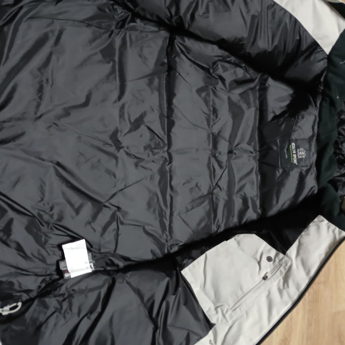 코오롱스포츠 구스다운 카모 밀리터리 패딩 점퍼 상품이미지4