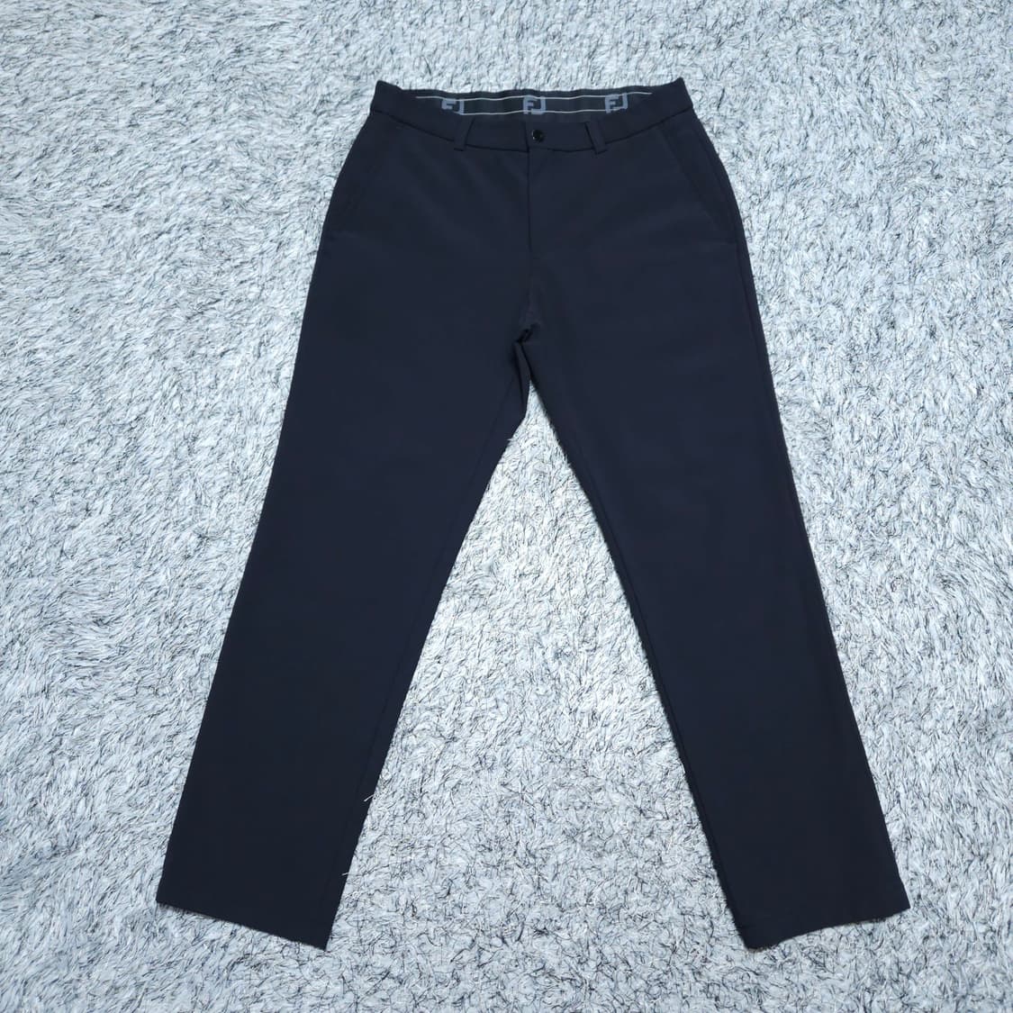 풋조이) 30(76) 남자 검정 춘추골프바지 / 왕눈이샵 상품이미지1