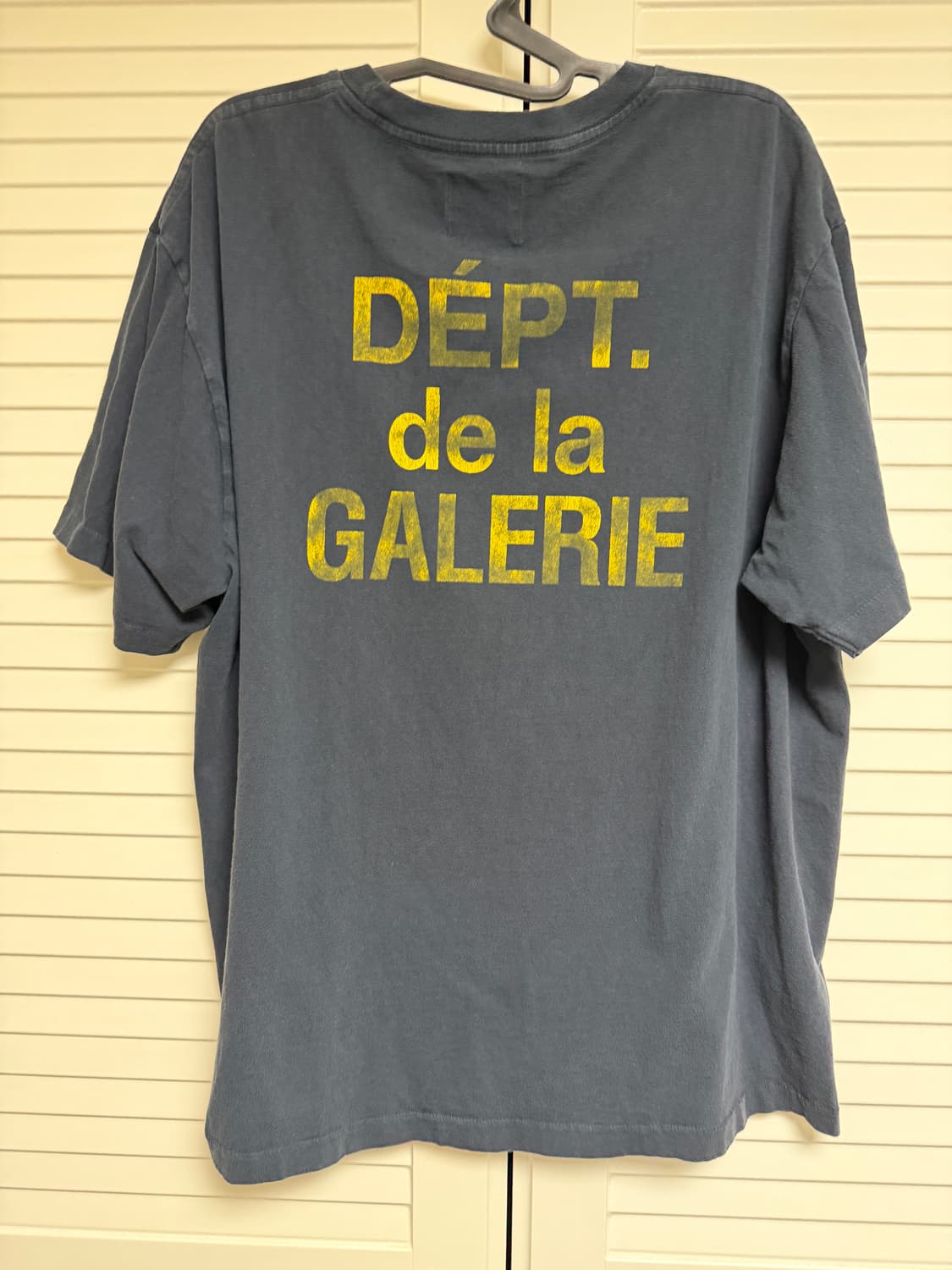 [L] 갤러리 디파트먼트 프렌치 로고 반팔 블랙 상품이미지2