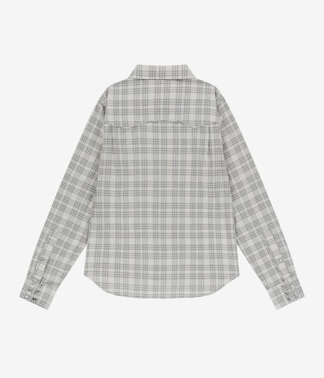 AAKAM Western Check Shirts (Ivory) 상품이미지2
