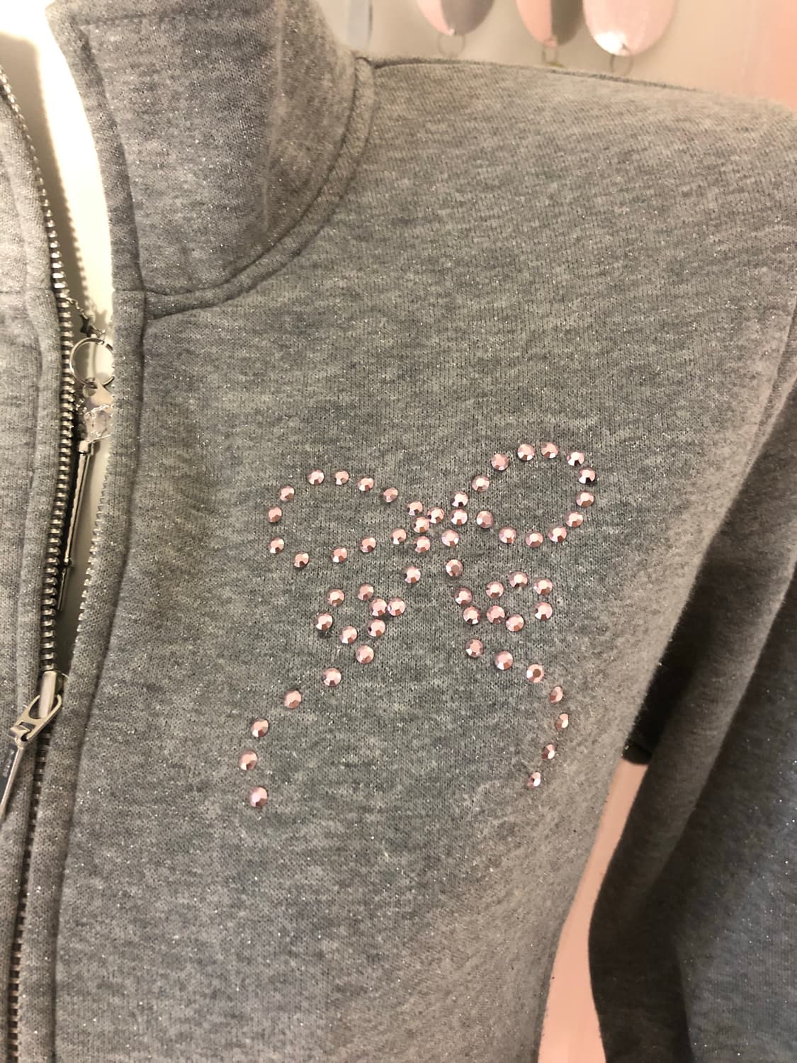 gray ribbon cubic lettering outer 상품이미지3