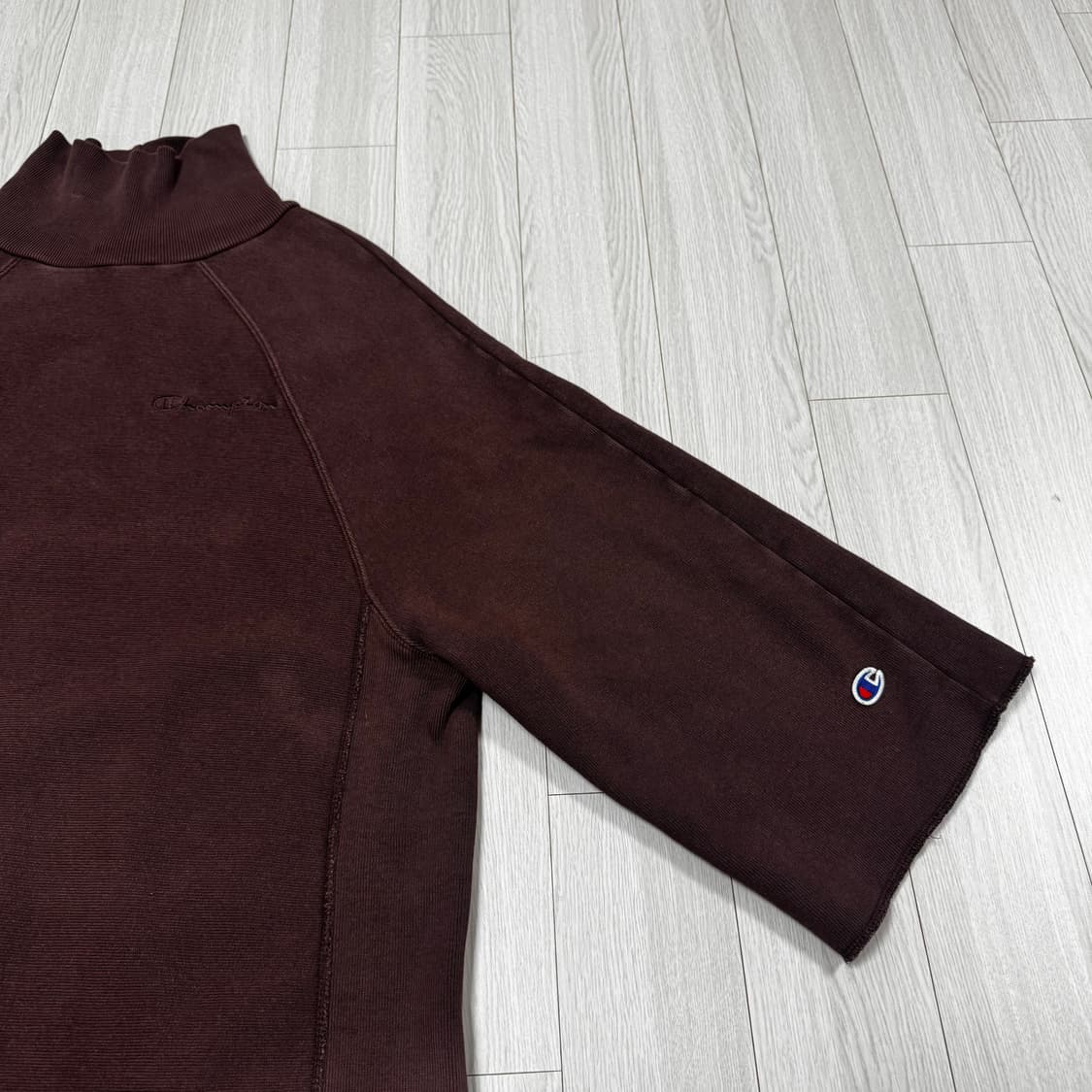 챔피온 기모 나그랑 7부소매 맨투맨 원피스 상품이미지5