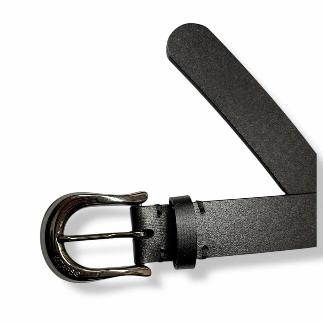 더블탭스 내로우 가죽 벨트 상품이미지5