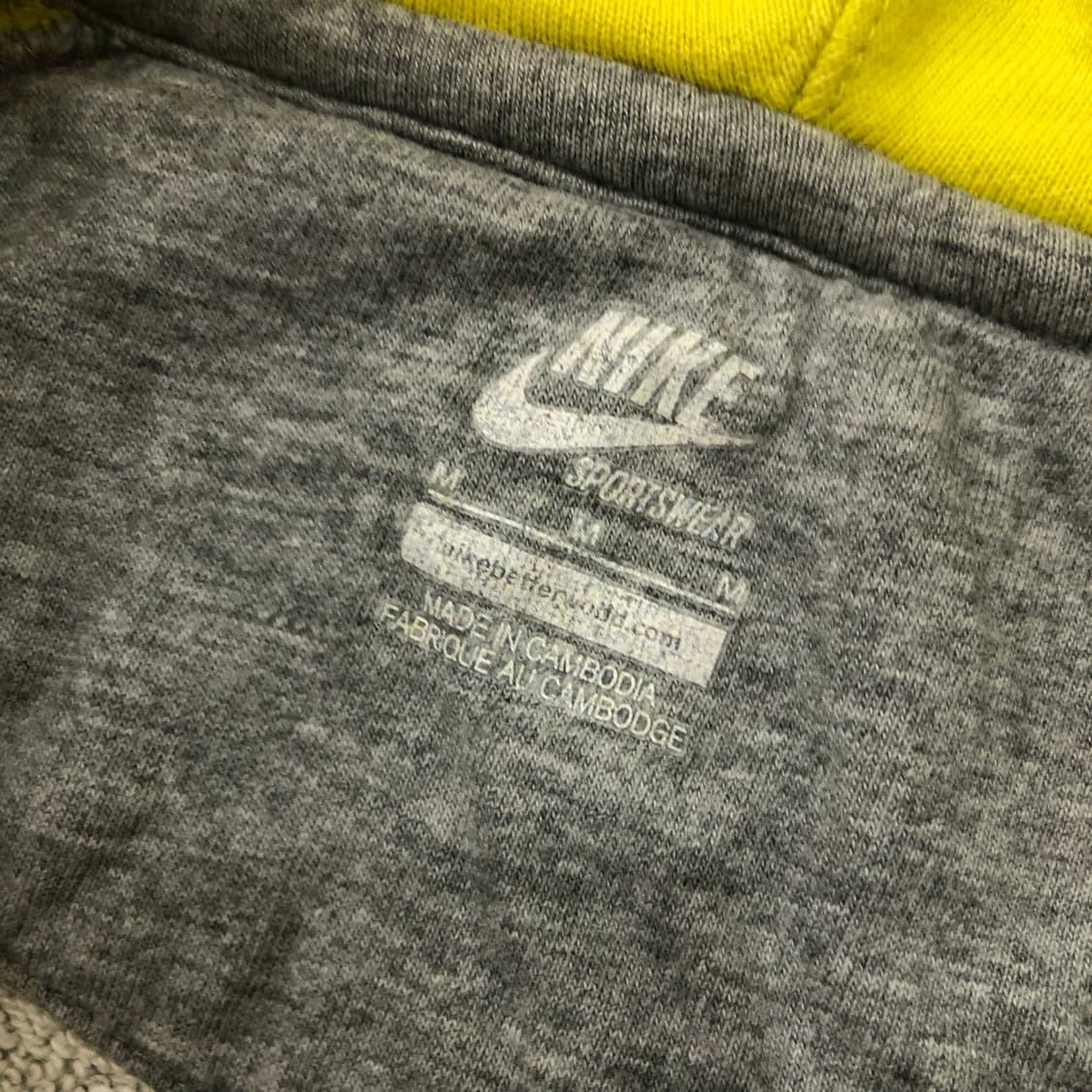 M 나이키 배색 후드집업 상품이미지4