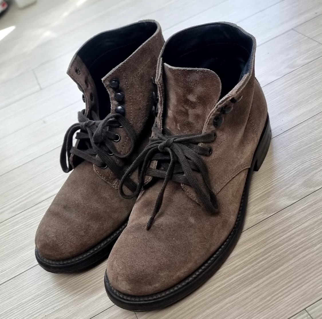 보테가베네타 스웨이드 부츠 40사이즈(260-265) 상품이미지1