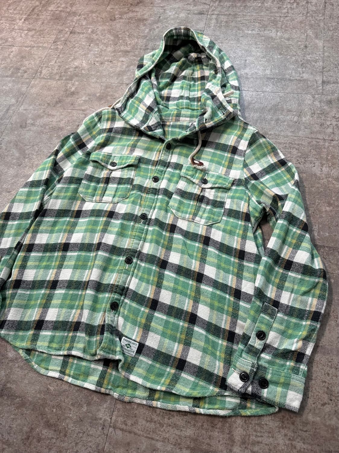 하이넥 플란넬 후디드 자켓 상품이미지9