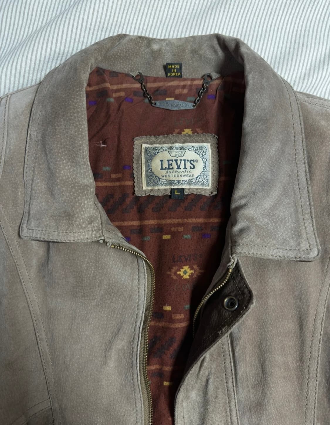 리바이스 스웨이드 봄버자켓 상품이미지2