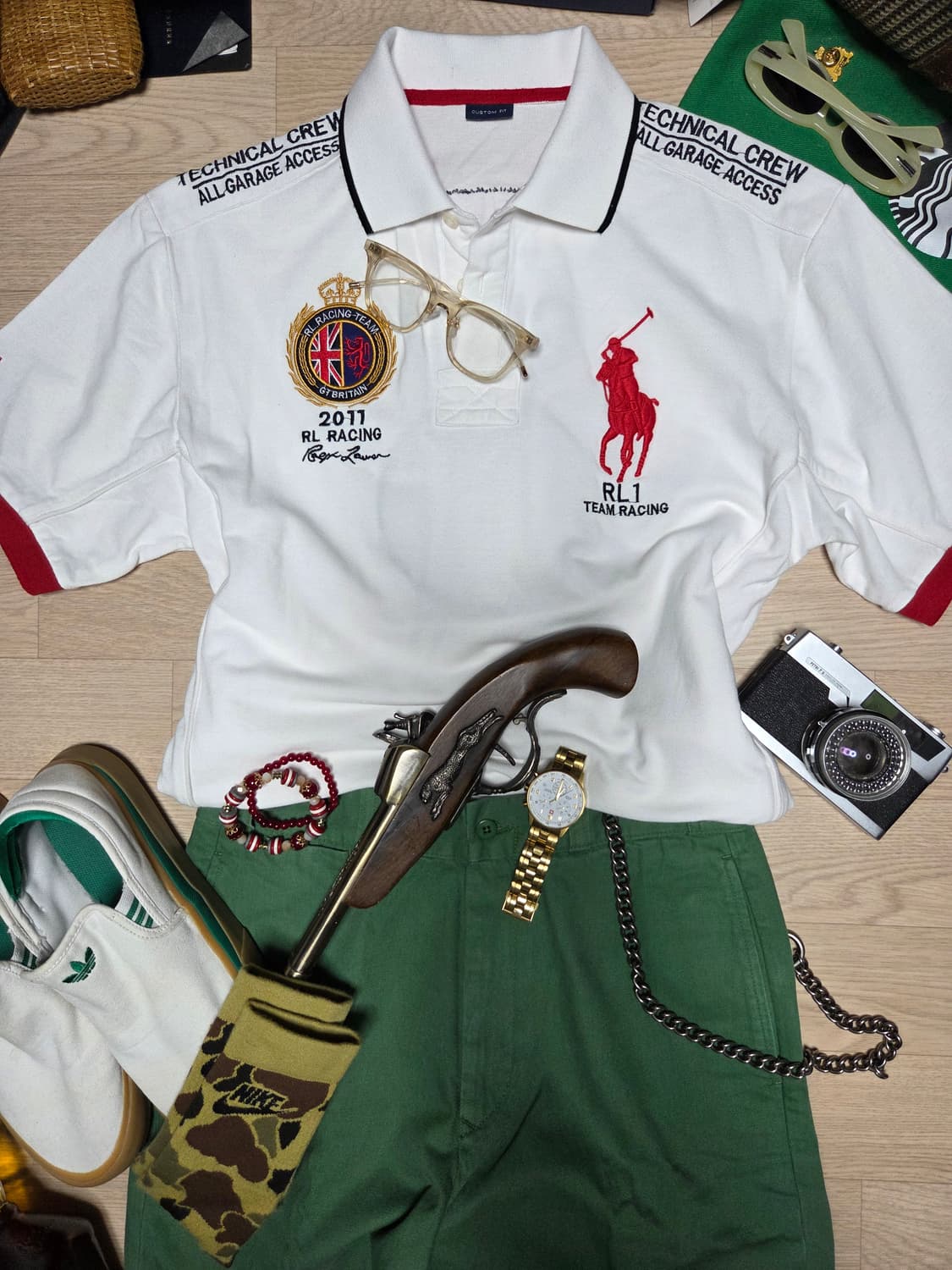 POLO RALPH LAUREN RACING TEAM 카라티 반팔 티셔츠 상품이미지1