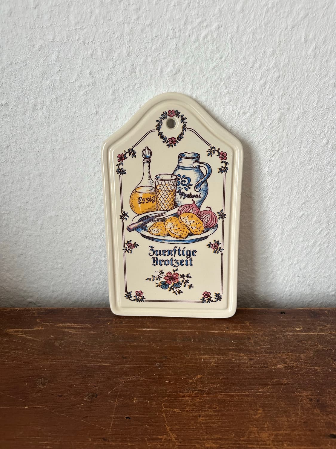 독일)빈티지 음식들 도자기 벽걸이 상품이미지1