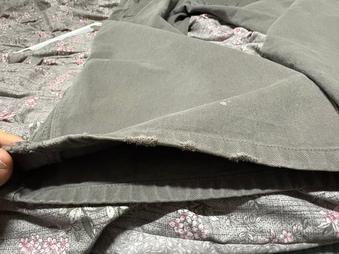 3) 폴리테루 1011 웨스턴 보로 팬츠 그레이 판매해요. 상품이미지4