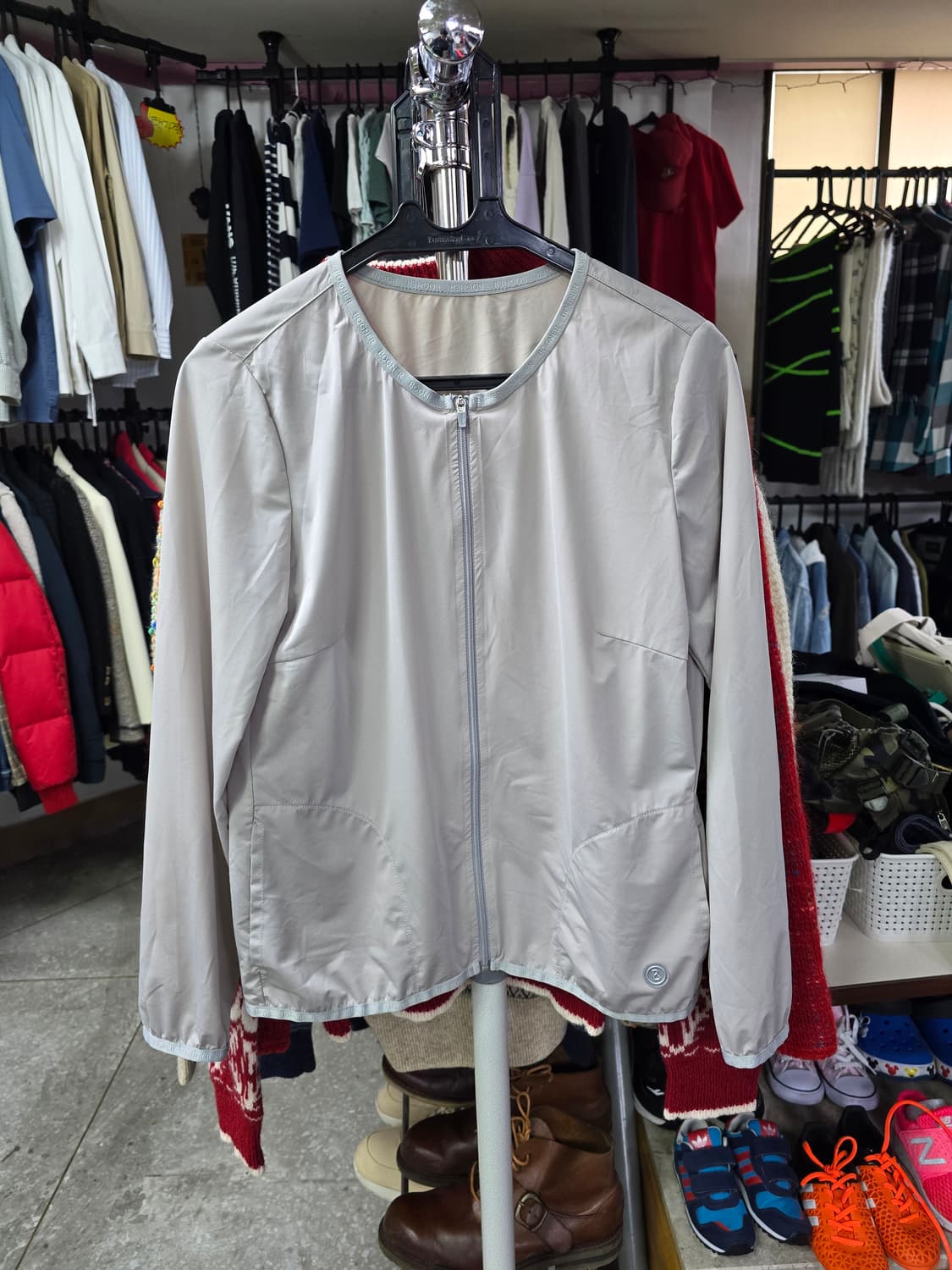 보그너 여성용 라운드넥 바람막이 자켓 (1289) 상품이미지1