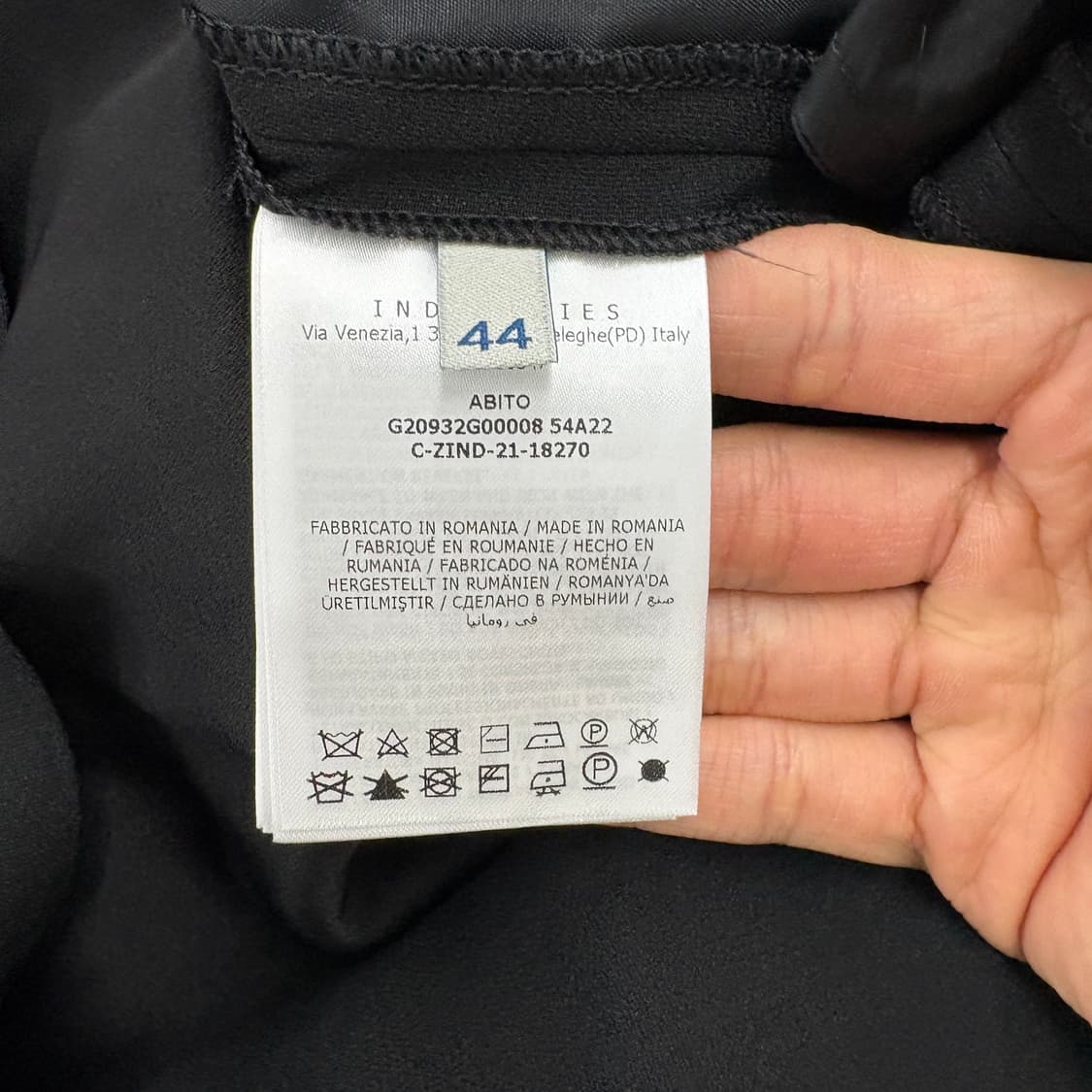 몽클레어 블랙 하이넥 라인 원피스 여성 XL 상품이미지9