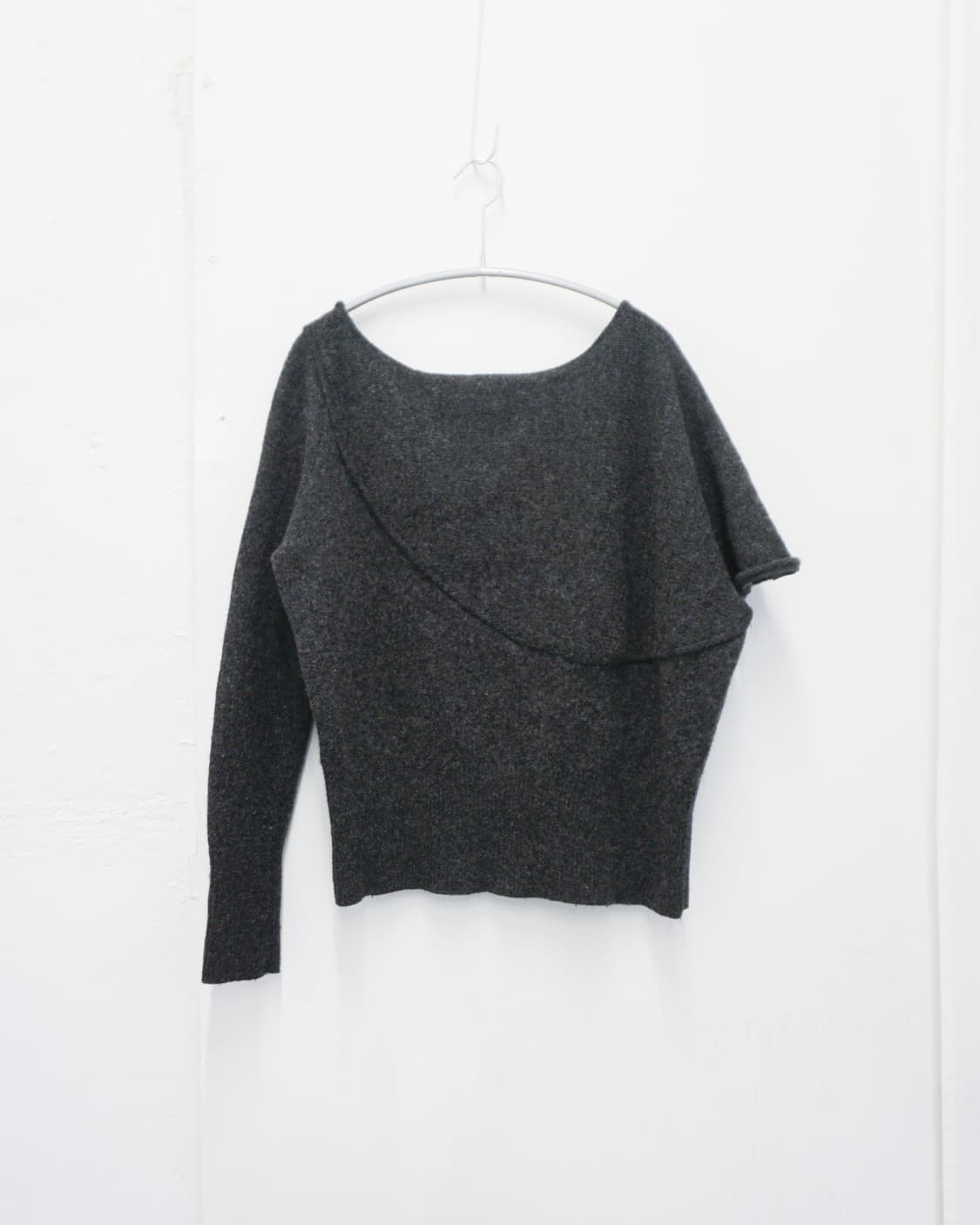 SACAI wool asymmetric knit top 상품이미지8