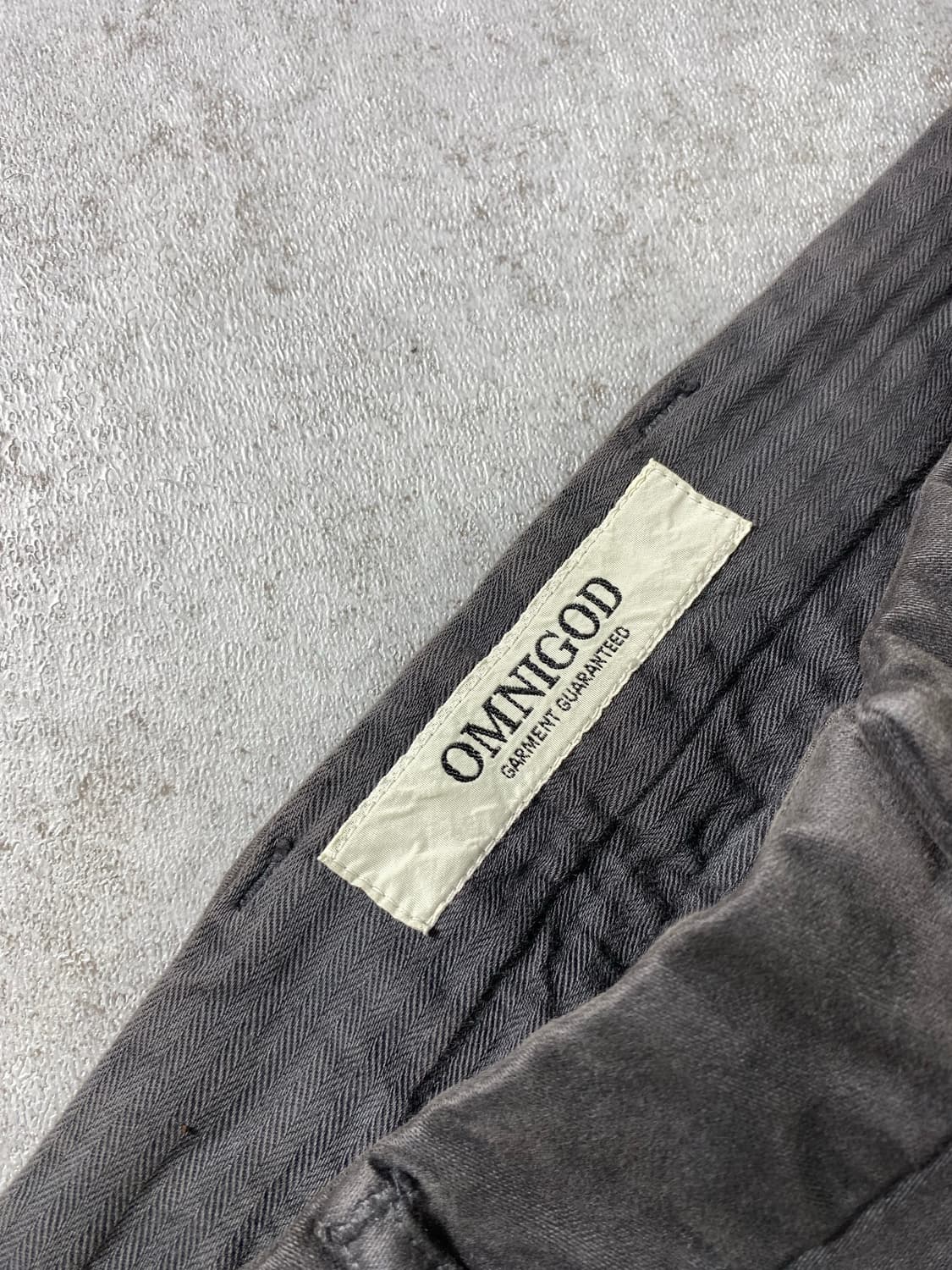 [3] OMNIGOD 옴니갓 몰스킨 그레이 코튼 팬츠 상품이미지7