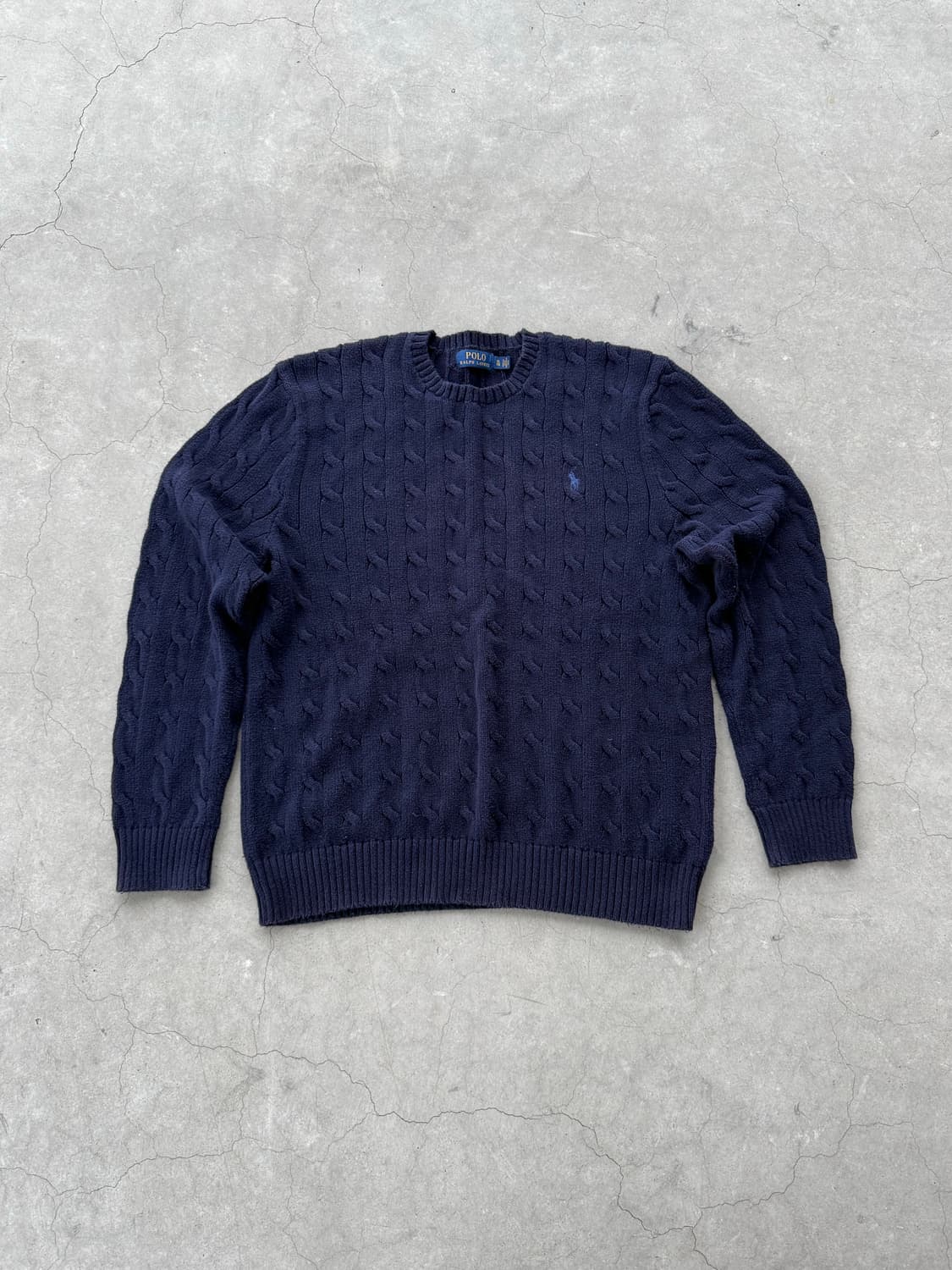 폴로 케이블 코튼 니트 상품이미지1