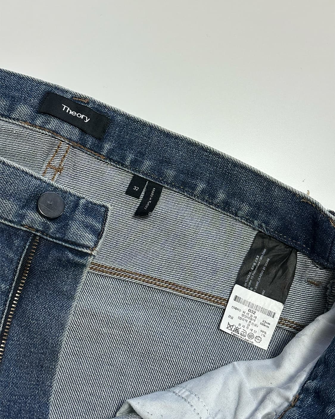 띠어리 데님 연청 팬츠 상품이미지4