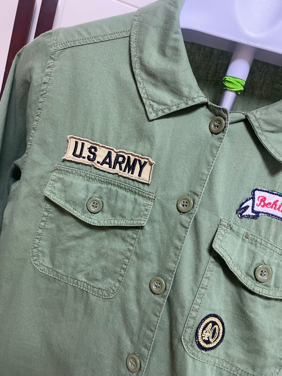 세브라디칼 카키 야상 셔츠 M 상품이미지8