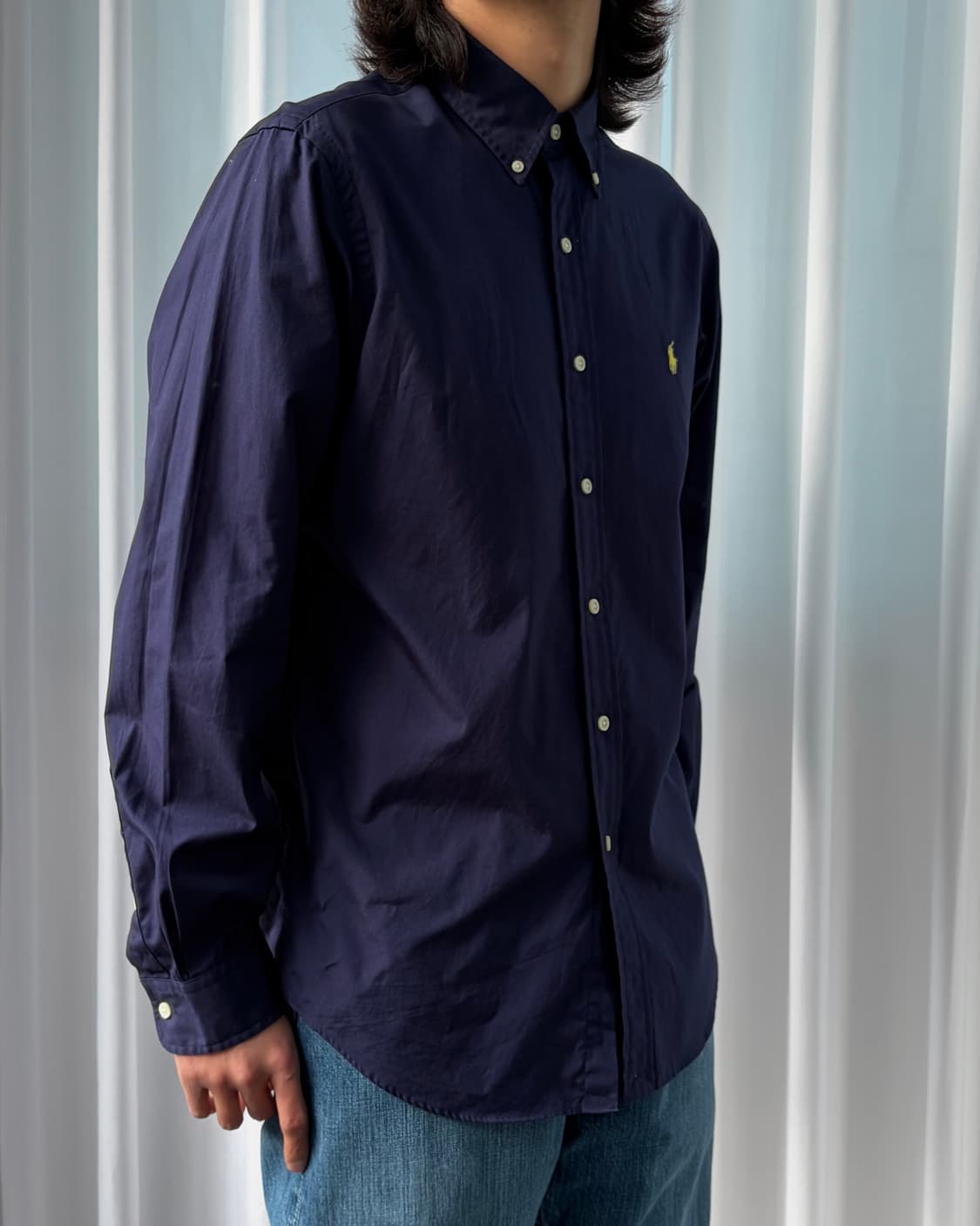 [M]폴로 랄프로렌 클래식 포플린 셔츠 navy 상품이미지2