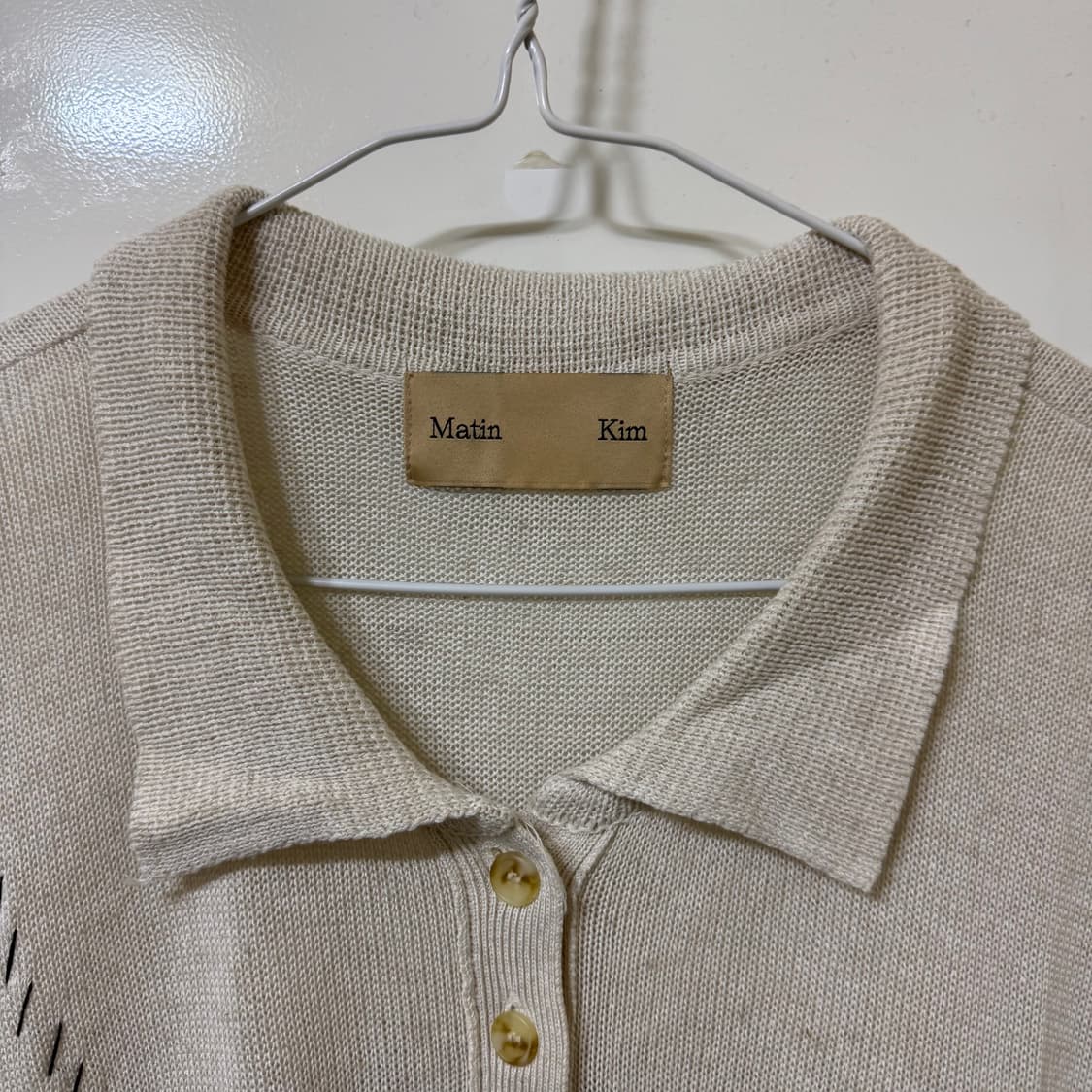MATIN KIM 마뗑킴 남자 반팔니트 상품이미지2