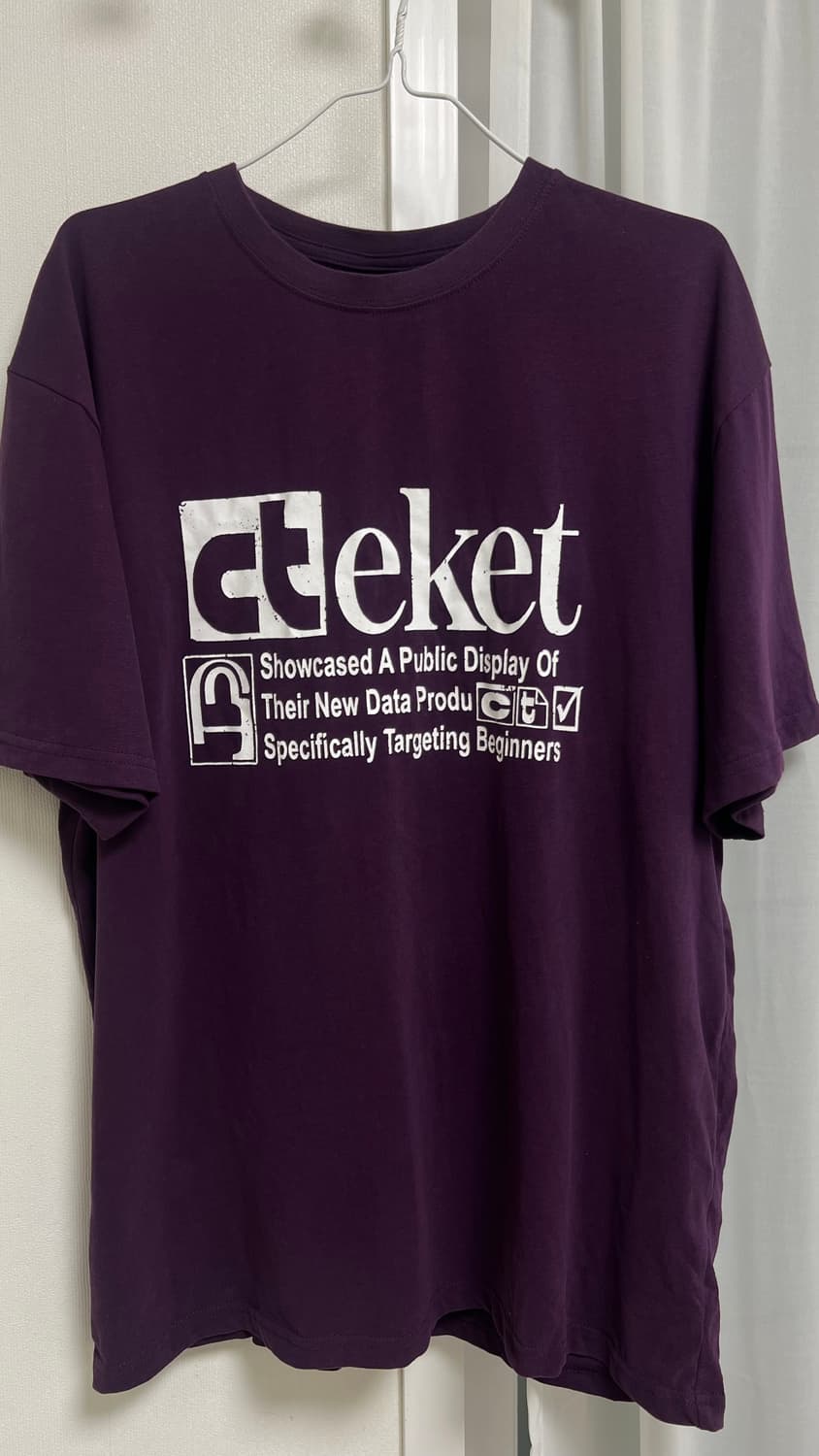 테켓 플랜티 반팔티 Plan Tee _Purple M 상품이미지3