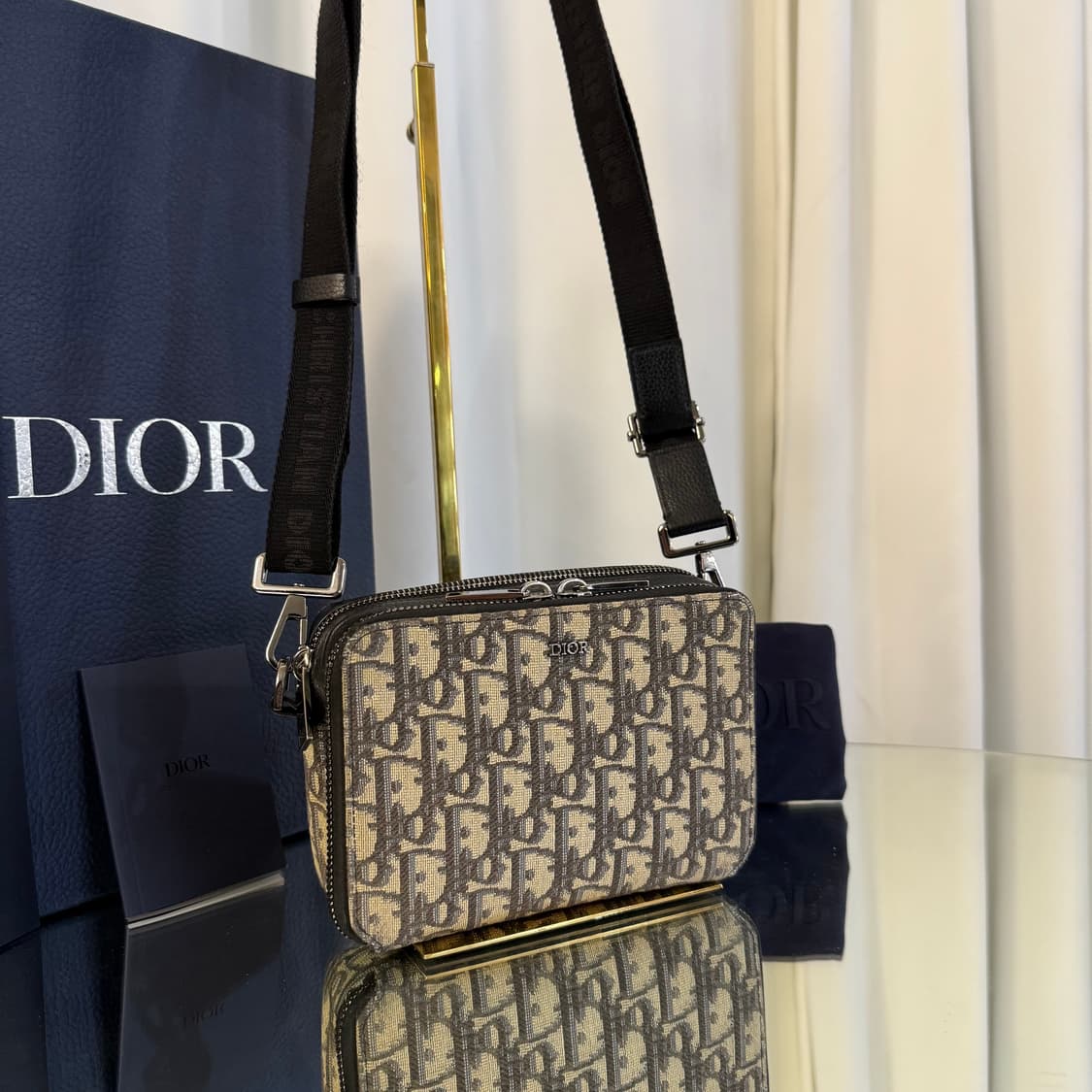 디올 오블리크 스트랩 메신저 파우치 크로스백 상품이미지2