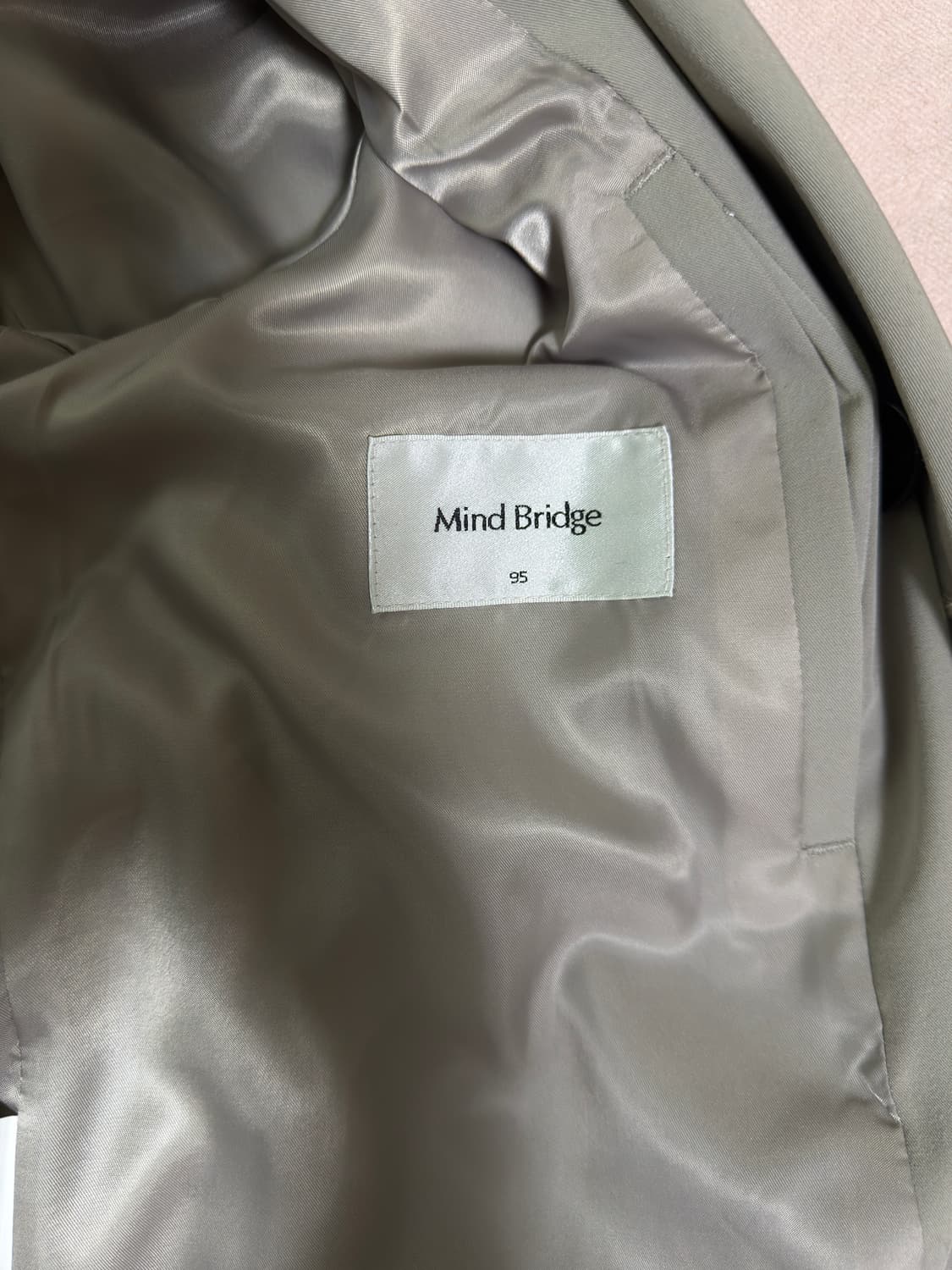 마인드브릿지 숏 트렌치 코트 상품이미지1