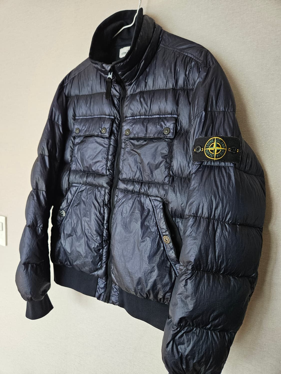 Stone Island 스톤아일랜드 가먼트다잉 다운 패딩 L 100 상품이미지3