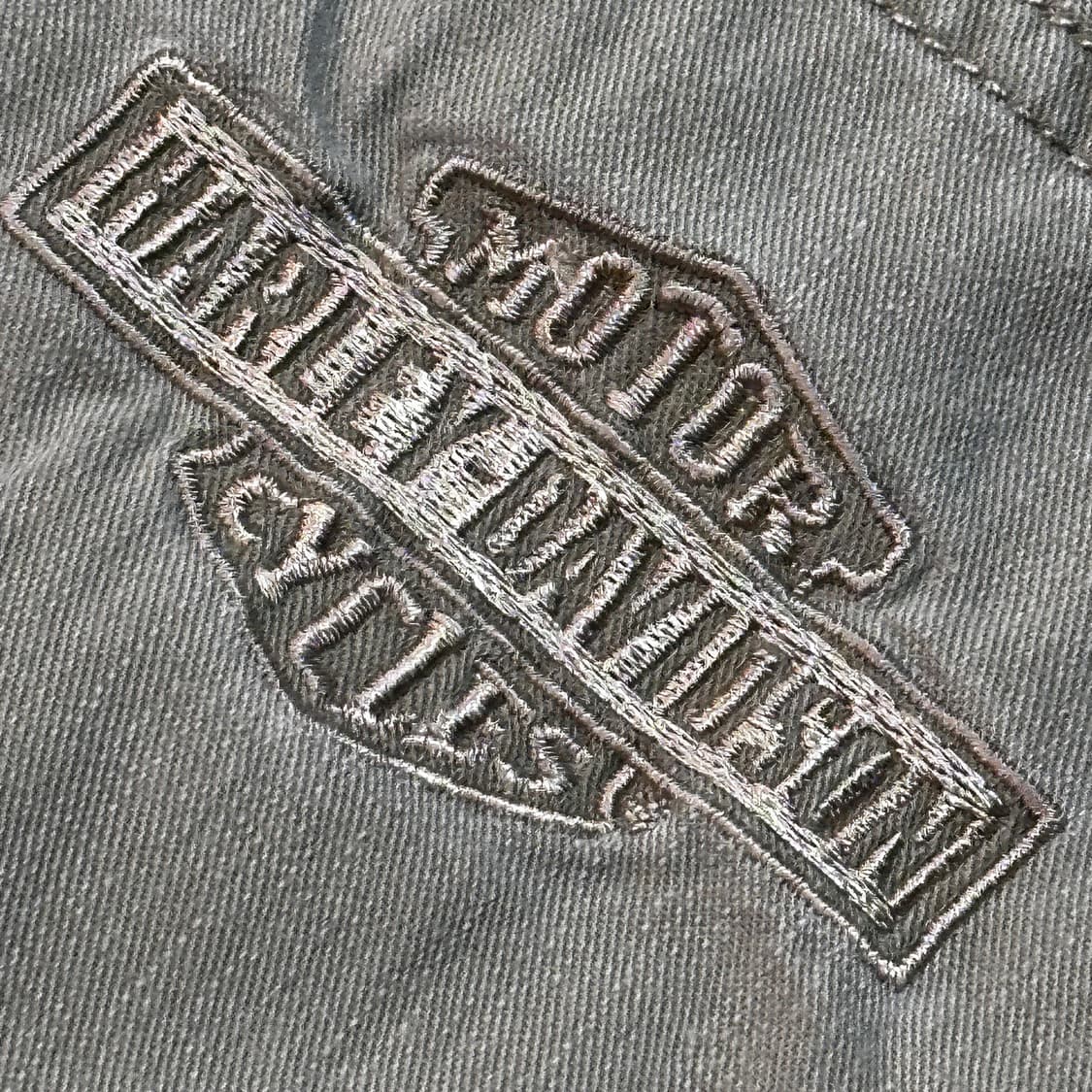 [HARLEY-DAVIDSON] 심플 스몰로고 베이지 빈티지 워크셔츠 상품이미지3
