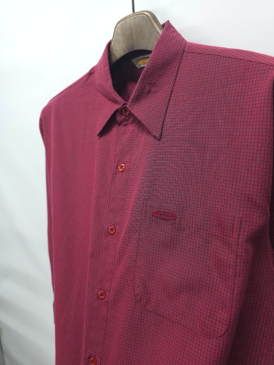 인터메조 레드 잔체크 셔츠 (남성 100) 상품이미지5