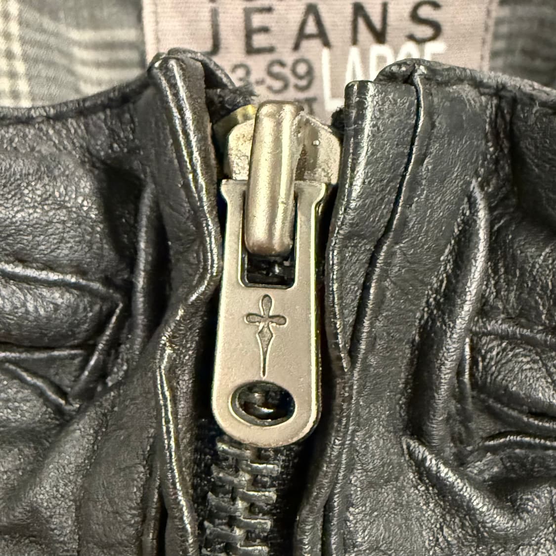 [정품/L] 톰보이 블랙 가죽 자켓 b18 상품이미지7