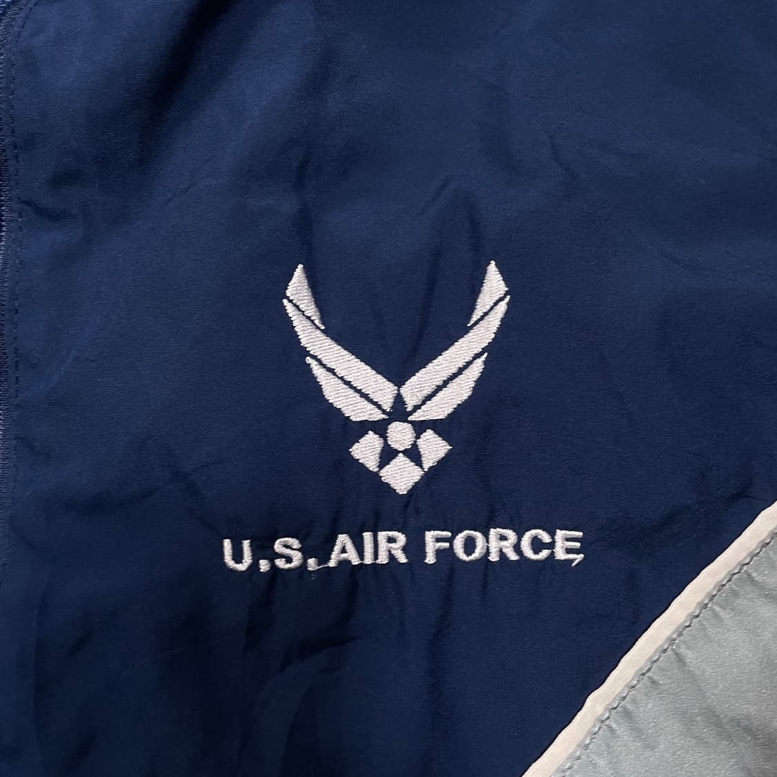 미공군 U.S. Air Force 바람막이 네이비 생활복 트랙자켓 M 상품이미지4