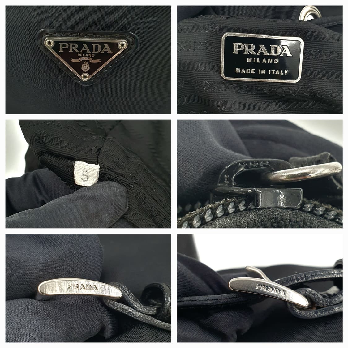 프라다 삼각로고 리나일론 원포켓 미니 백팩 상품이미지6