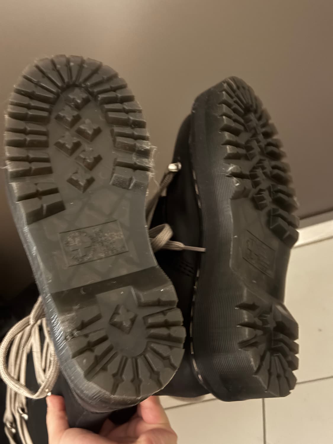 [UK5] 닥터마틴 x 릭 오웬스 1B60 쿼드 솔 펜탈레이스 부츠 블랙 상품이미지8