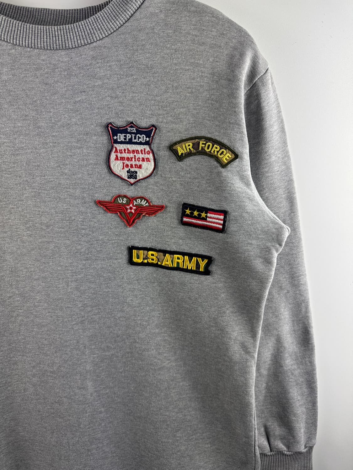 JPN 아메리칸 밀리터리 패치 스웻셔츠2869 상품이미지2
