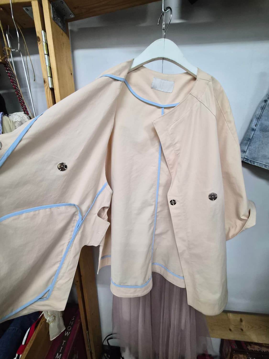 구호 아방 숏 트렌치 상품이미지7